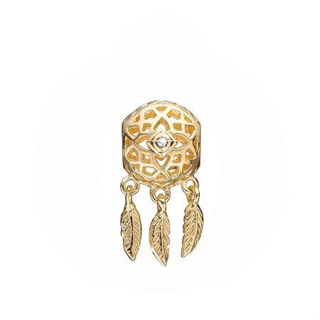 Christina Jewelry & Watches -  Dream Catcher Charm - forgyldt sølv 623-G189