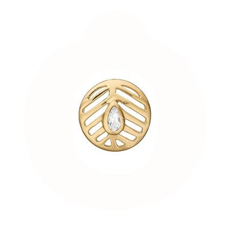 Christina Jewelry & Watches - Open Leaf Charm - forgyldt sølv 623-G193