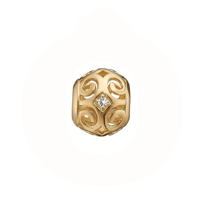 Christina Jewelry & Watches - Strength Charm - forgyldt sølv 623-G202