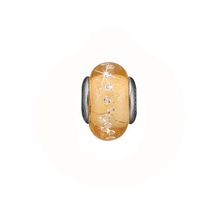 Christina Jewelry & Watches - Golden Topaz Globe Charm - sterlingsølv 623-S168
