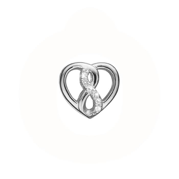 Christina Jewelry & Watches - Eternity Heart Charm - sterlingsølv 623-S190