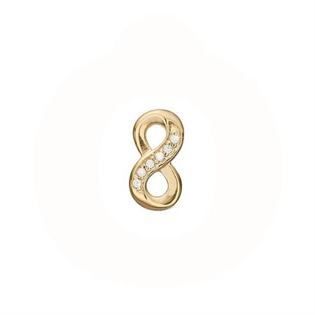 Christina Jewelry & Watches - Eternity Double Charm - forgyldt sølv 630-G164