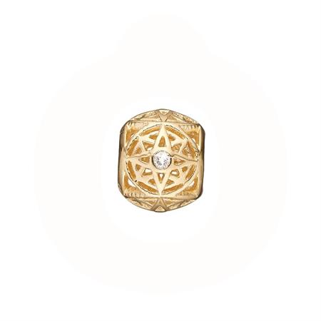 Christina Jewelry & Watches - Compas Charm - forgyldt sølv 630-G169