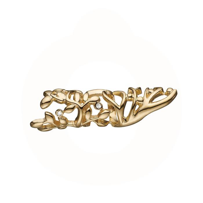 Christina Jewelry & Watches - Tree Of Life Twist Charm - forgyldt sølv 630-G172
