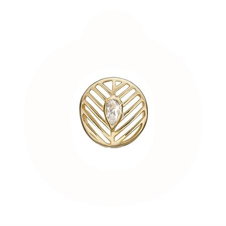 Christina Jewelry & Watches - Open Leaf Charm - forgyldt sølv 630-G176