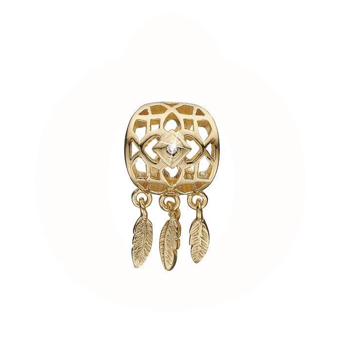 Christina Jewelry & Watches - Dream Catcher Charm - forgyldt sølv 630-G177