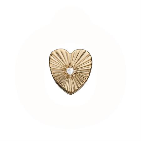 Christina Jewelry & Watches - Sunshine Heart Charm - forgyldt sølv 630-G178