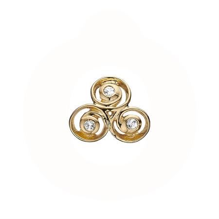 Christina Jewelry & Watches - Triple Spiral Charm - forgyldt sølv 630-G189