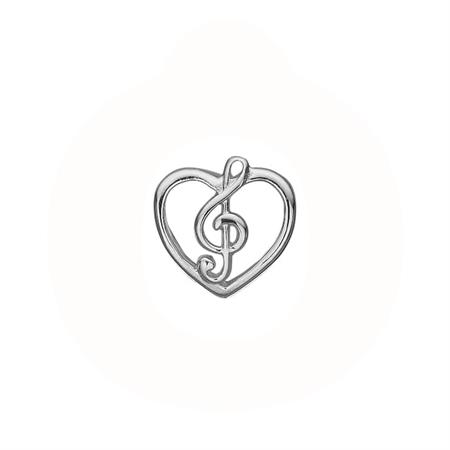 Christina Jewelry & Watches - Music Love Charm - sterlingsølv 630-S165