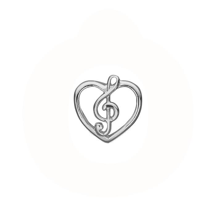 Christina Jewelry & Watches - Music Love Charm - sterlingsølv 630-S165