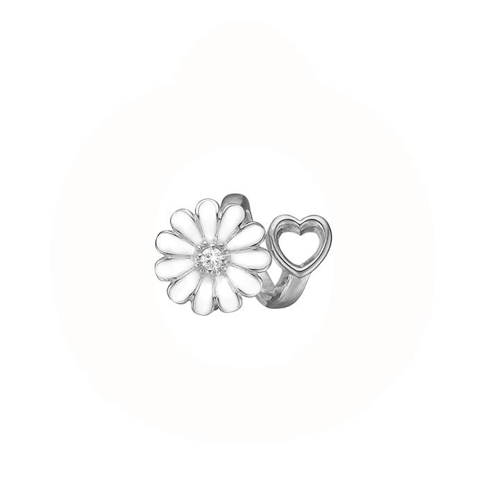 Christina Jewelry & Watches - Marguerite Heart Charm - sterlingsølv 630-S184