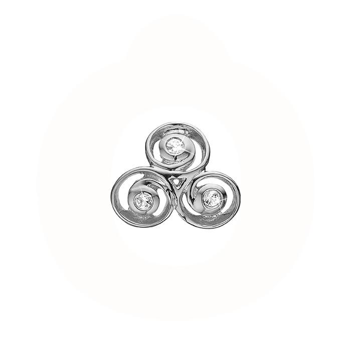 Christina Jewelry & Watches - Triple Spiral Charm - sterlingsølv 630-S189