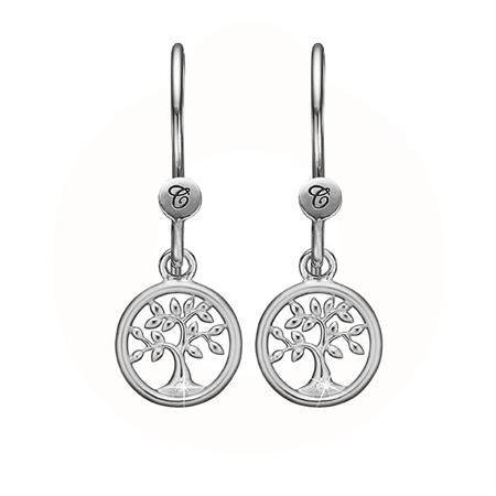 Christina Jewelry & Watches - Livets Træ ørehængere - sølv 670-S20
