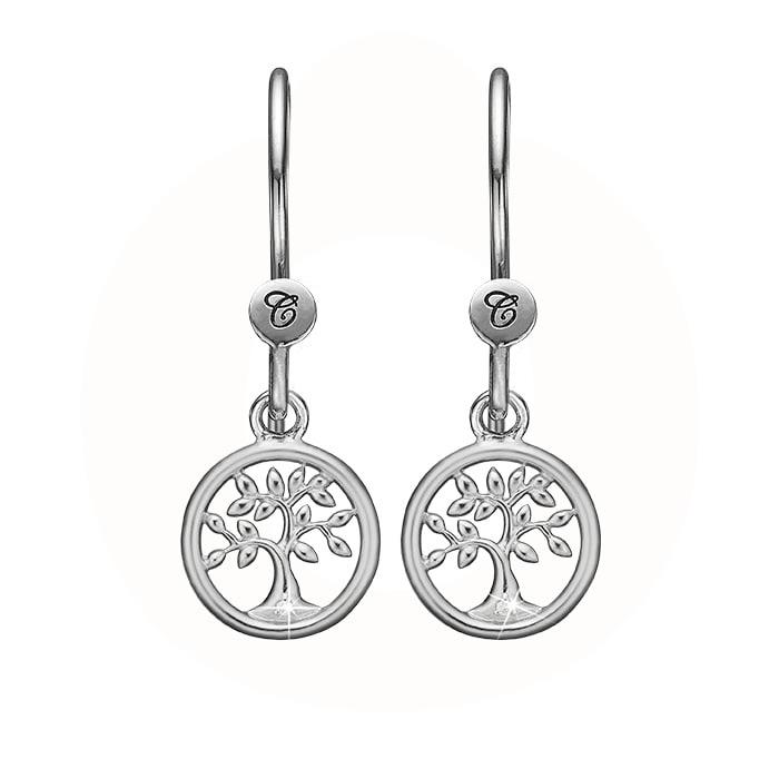 Christina Jewelry & Watches - Livets Træ ørehængere - sølv 670-S20
