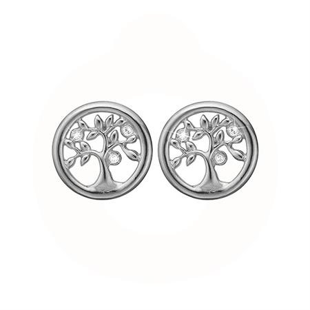 Christina Jewelry & Watches - Tree Of Life ørestikker - sølv 671-S58