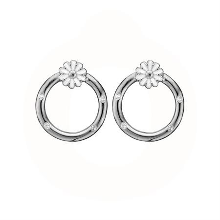 Christina Jewelry & Watches - Marguerite Circle ørestikker - sølv 671-S71