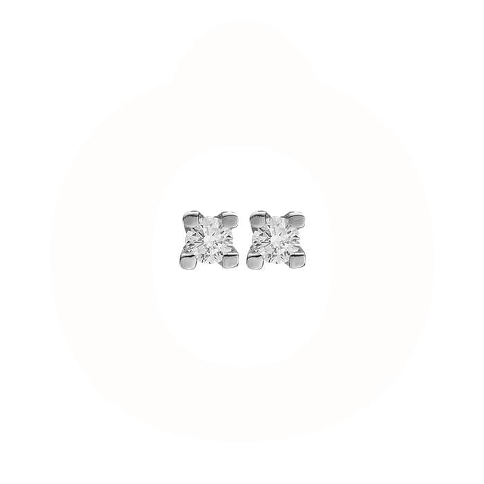 Christina Jewelry & Watches - ørestikker 0,06 karat - sølv 671-S76