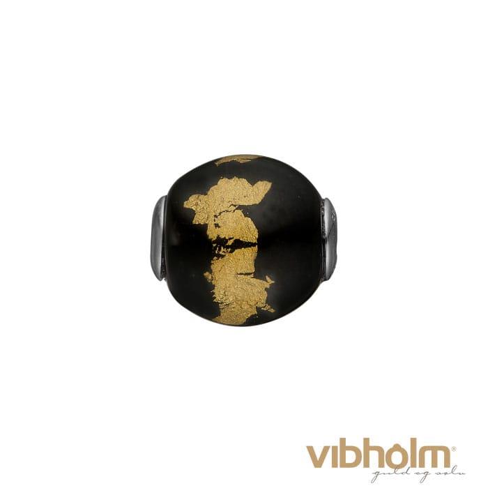 Christina Jewelry Connections Golden Black Globe - Lås - sølv 681-S13