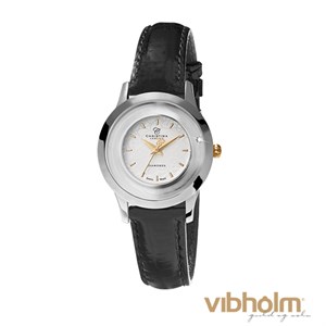 Christina Collect ur i bicolor stål med hvid skive og schweizisk urværk. 300BWBL