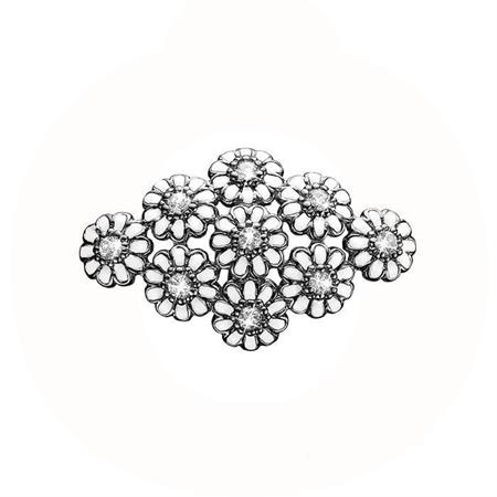 Christina Jewelry & Watches - Marguerites Field - Sort Rhodineret Sølv 630-B114