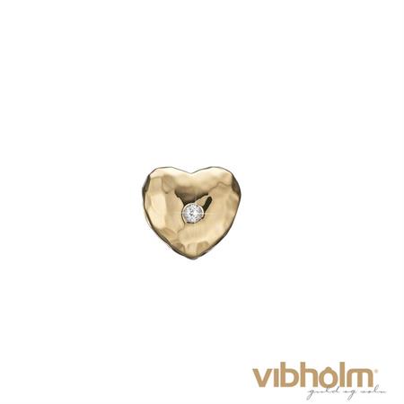 Christina Jewelry & Watches - Sweeet heart charm sølv 623-G121