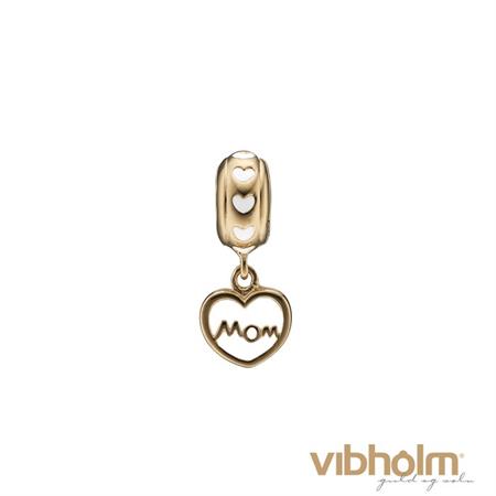 Christina Jewelry & Watches - Mom Love charm - forgyldt sølv 623-G125