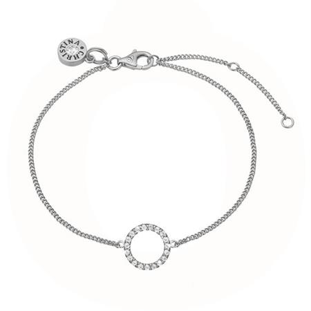 Christina Jewelry & Watches - Sparkling Circle Armbånd i sølv 601-S06