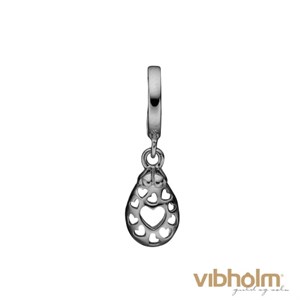 Christina Jewelry & Watches - Secret Hearts Charm - ruthineret sølv 610-B58