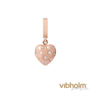 Christina Jewelry & Watches - Million Heart Drop - rosaforgyldt sølv 610-R05White