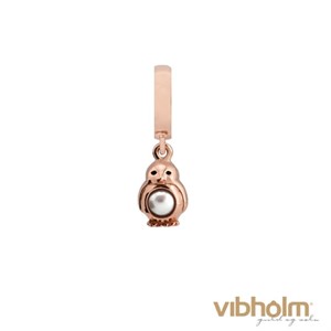 Christina Jewelry & Watches - Pearl Penguin Charm - rosaforgyldt sølv 610-R29