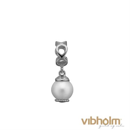 Christina Jewelry & Watches - Moving Pearl Charm i sterlingsølv 623-S95