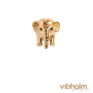 Christina Jewelry & Watches - Elephant Charm - forgyldt sølv 630-G10