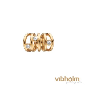 Christina Jewelry & Watches - Secret Love Charm - forgyldt sølv 630-G74
