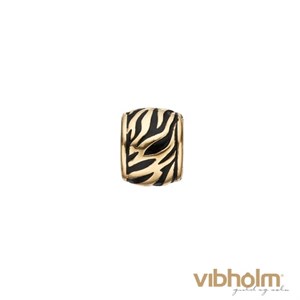 Christina Jewelry & Watches - Wild Zebra Charm - forgyldt sølv 630-G75