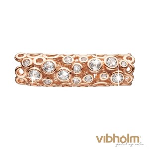 Christina Jewelry & Watches - Sparkling Universe Charm - rosaforgyldt sølv 630-R82