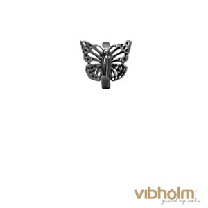 Christina Jewelry & Watches - Butterfly Charm - ruthineret sølv 650-B18