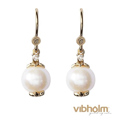 Christina Jewelry & Watches Pearls øreringe i forgyldt sølv 670-G07