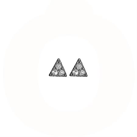 Christina Jewelry & Watches Icicles ørestikker i sort sølv 671-B44