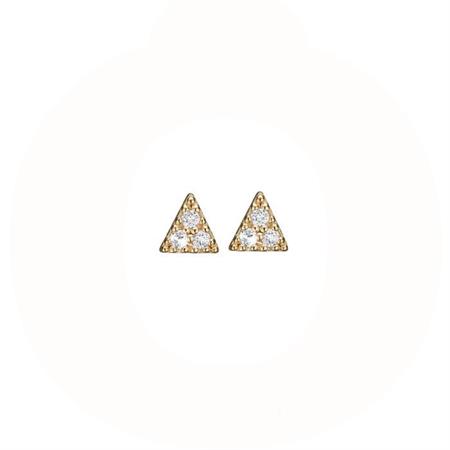 Christina Jewelry & Watches Icicles ørestikker i forgyldt sølv 671-G44