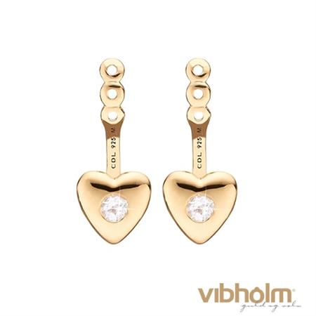 Christina Jewelry & Watches Heart Add-ons i forgyldt sølv 673-G02