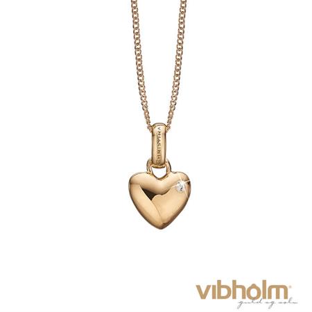 Christina Jewelry & Watches Big Love halskæde i forgyldt sølv 680-G01