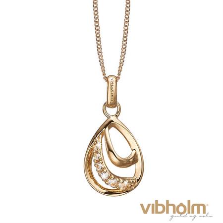 Christina Jewelry & Watches Moves halskæde i forgyldt sølv 680-G10