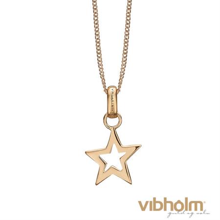 Christina Jewelry & Watches Star halskæde i forgyldt sølv 680-G23