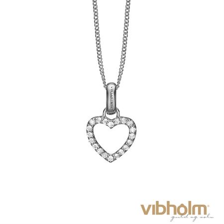 Christina Jewelry & Watches - Topaz Heart Vedhæng i sølv 680-S35