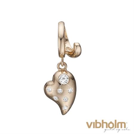 Christina Jewelry & Watches Heart Of Dreams Charm i 14 karat guld 691-RG03