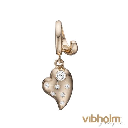 Christina Jewelry & Watches Heart Of Dreams Charm i 14 karat guld 691-RG03