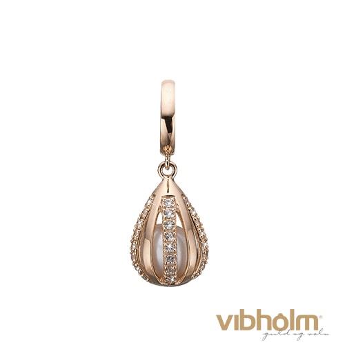 Christina Jewelry & Watches Everlasting Pearl Love Charm i 14 karat guld 691-RG06