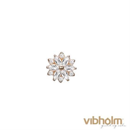 Christina Jewelry & Watches Flower Love Charm i 14 karat guld 693-RG12
