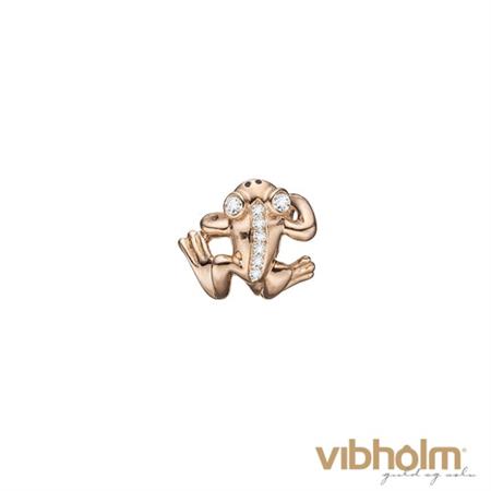 Christina Jewelry & Watches Diamond Frog Charm i 14 karat guld 693-RG15