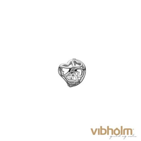 Christina Jewelry & Watches Dreaming Hearts Charm i 14 karat hvidguld 693-WG03